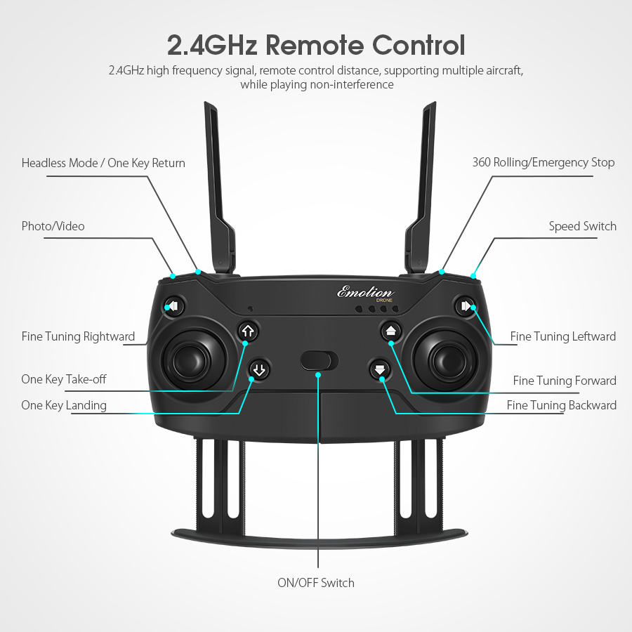 Eachine-E58-WIFI-FPV-mit-720P1080P-HD-Weitwinkelkamera-Hohe-Haltemodus-Faltbarer-RC-Drohne-Quadcopte-1212232-10